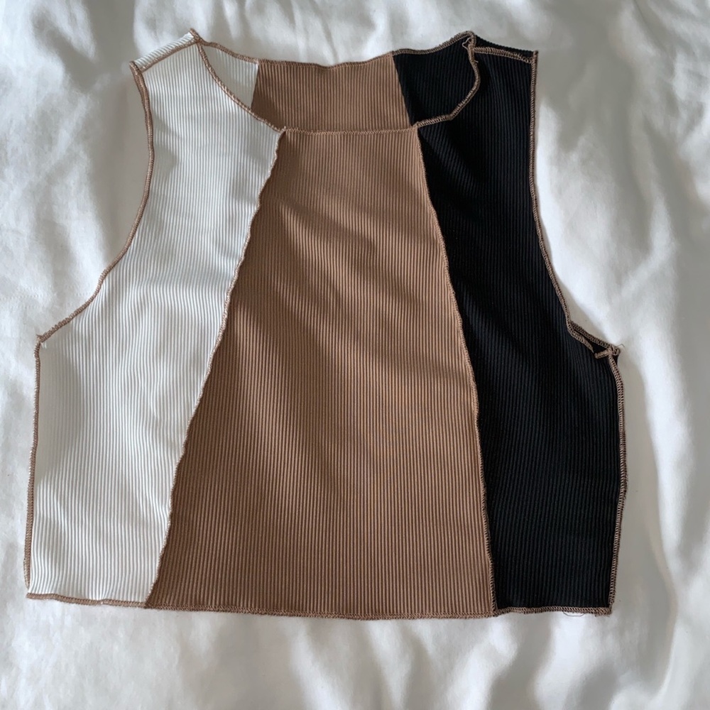 shein tank top!! multicolored!!! neutral:) only worn a handful of times!